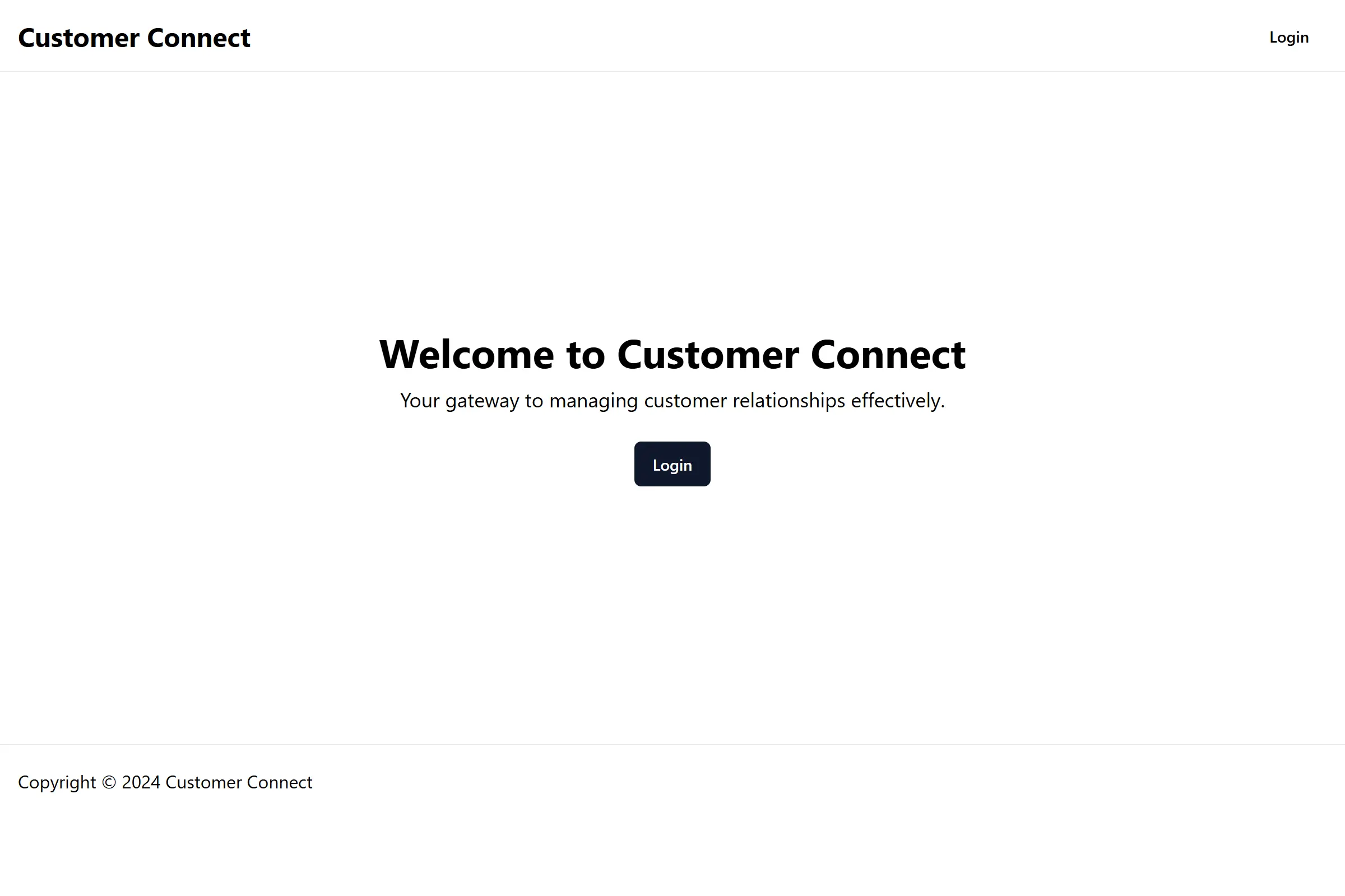 Customer Connect CRM